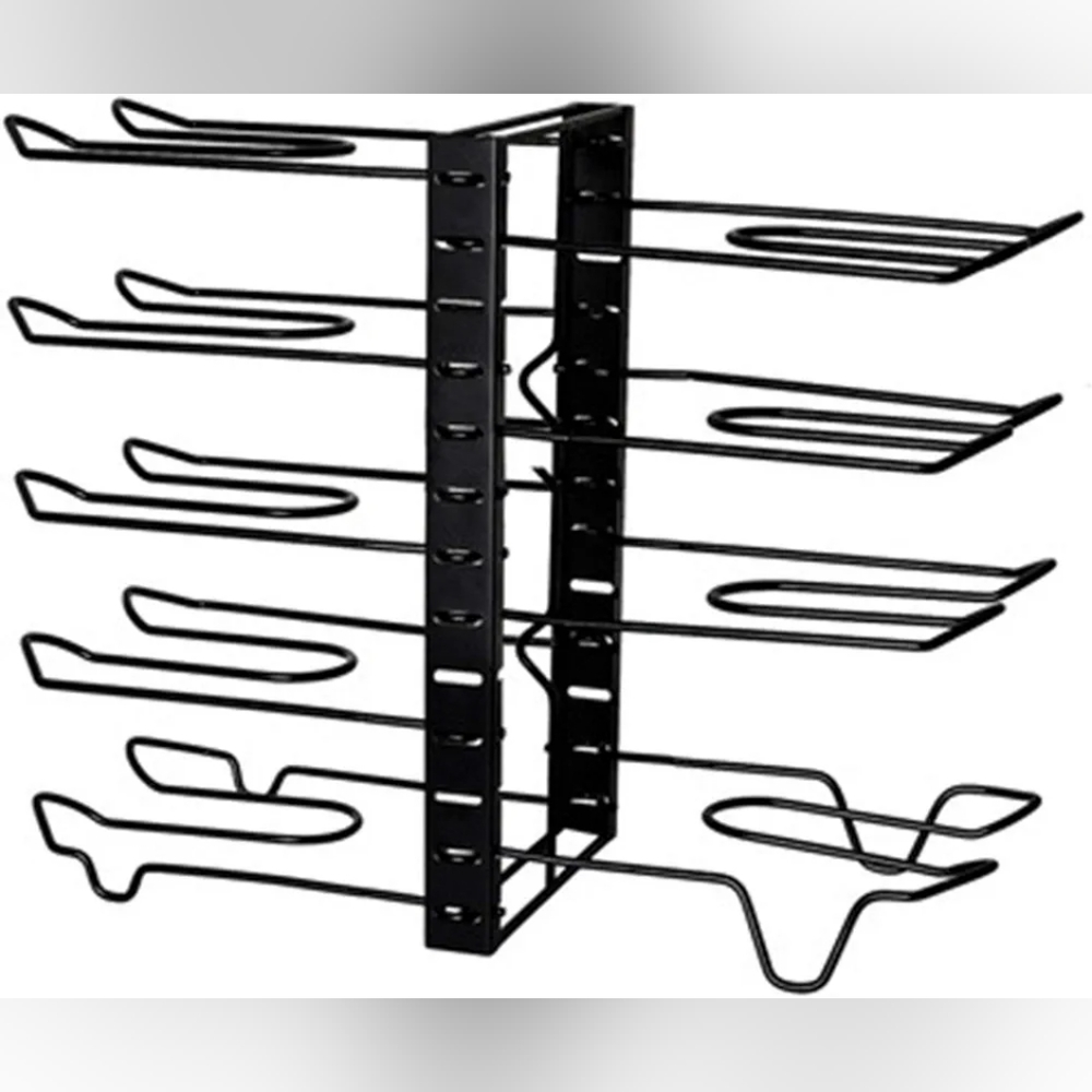 Pot Rack Kitchen Organizer For Pots Lids and Pans - Picture 5 of 5